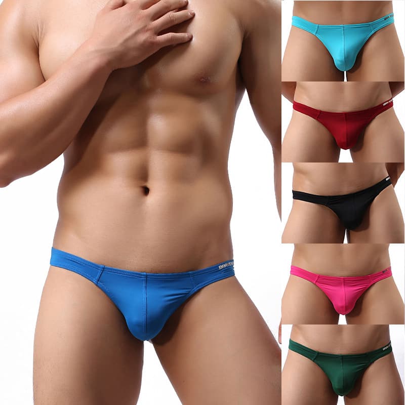 Foreign trade supply brave person men's underwear sexy low waist thong wholesale men's pants B1143#