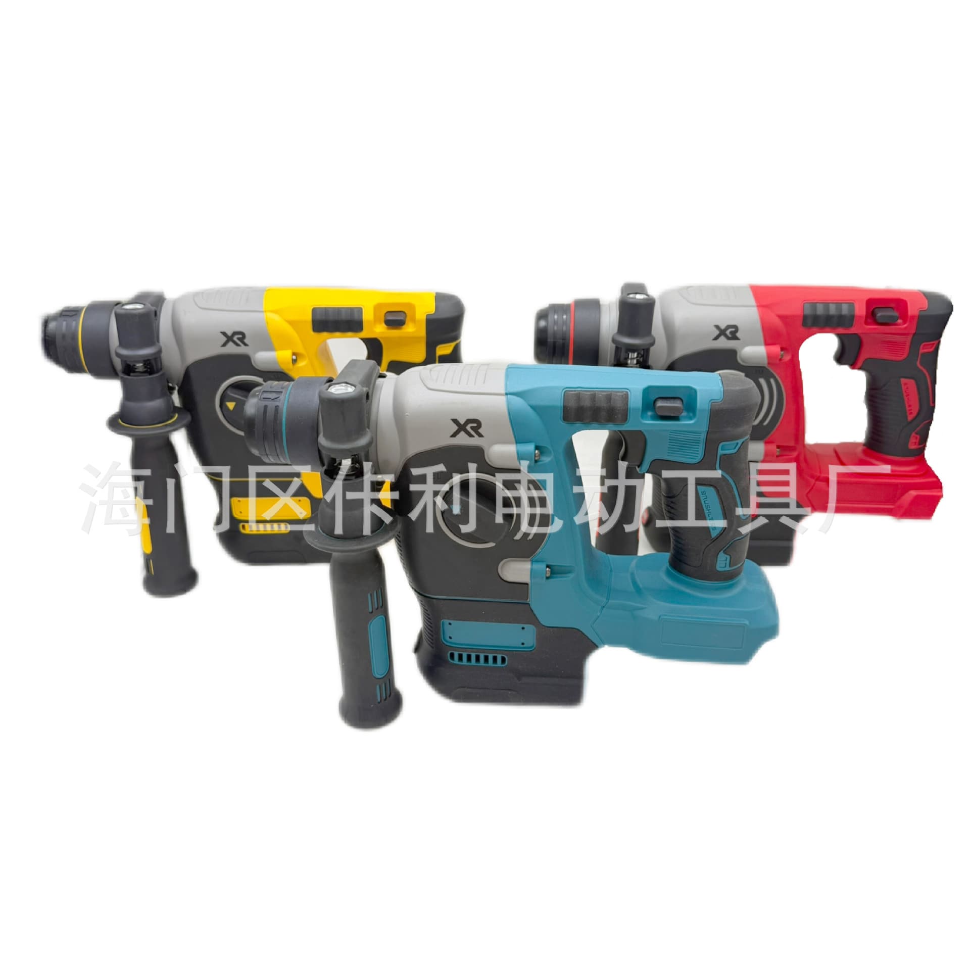 Cross-border foreign trade lithium battery brushless electric hammer and pickaxe rechargeable multi-functional industrial-grade high-power impact drill