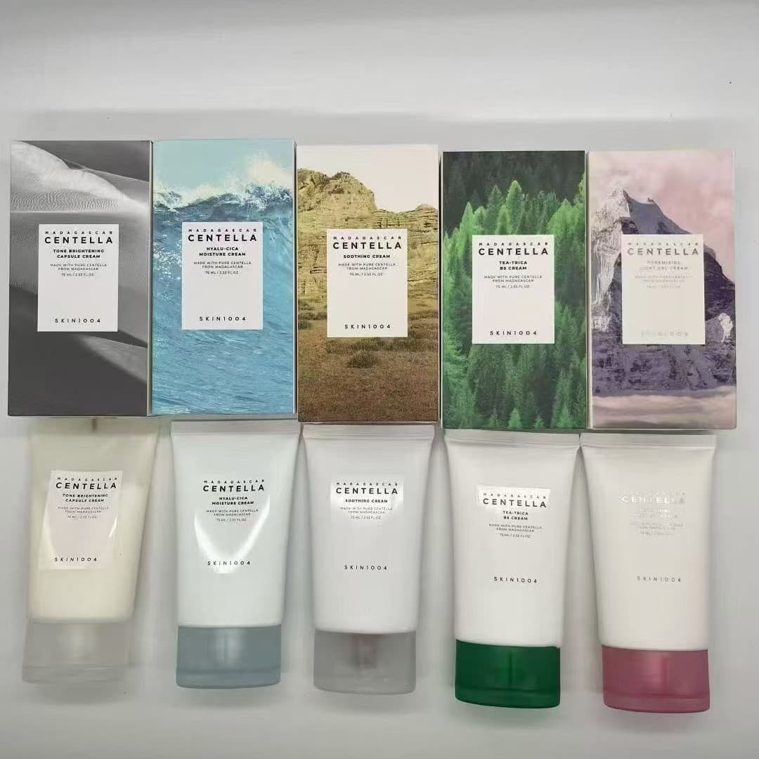Cross-border Korean skin1004 five-color centella asiatica facial cream hydrating, moisturizing, moisturizing and light 75ml