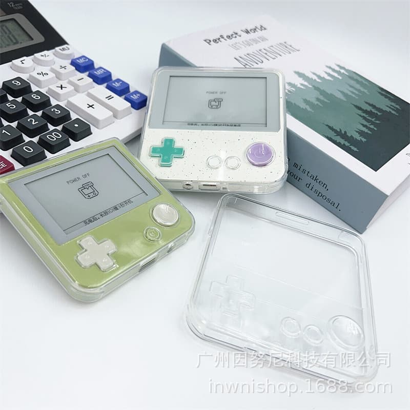 Baicizhan MAX Word Machine Protective Case, Full-Cover Anti-Drop and Scratch Transparent Shell for English Learning Device