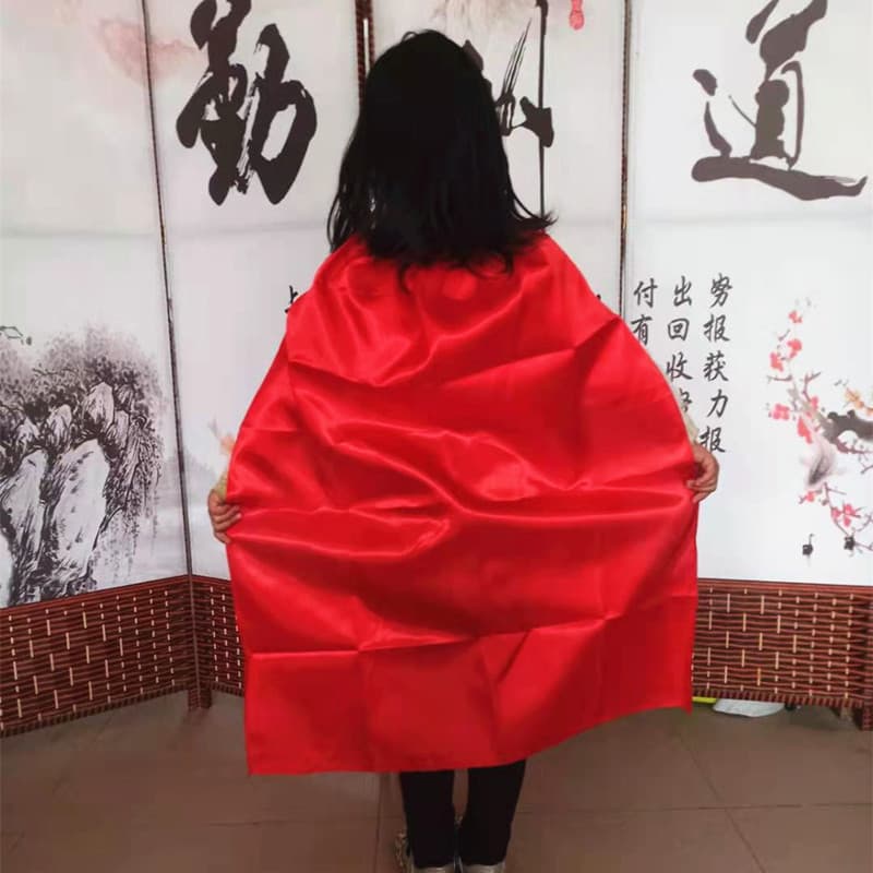 Halloween Superman Red Cape, Gold Cloak, Children's Golden Cudgel, Sun Wukong Gold Foil Yellow Cape