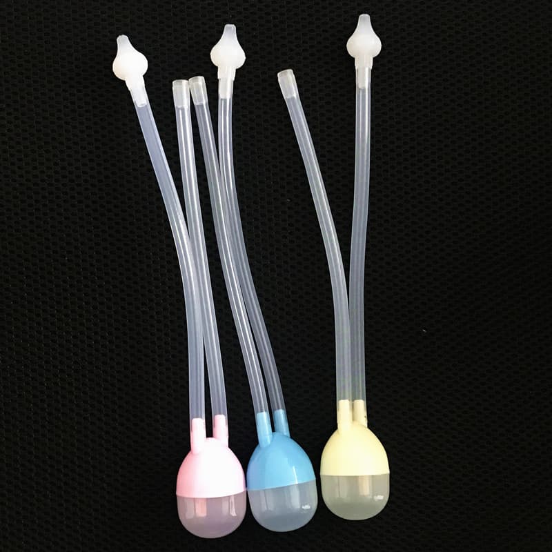 Foreign trade unpackaged baby anti-reflux nasal aspirator with cannula, mouth suction type, for clearing nasal mucus 019