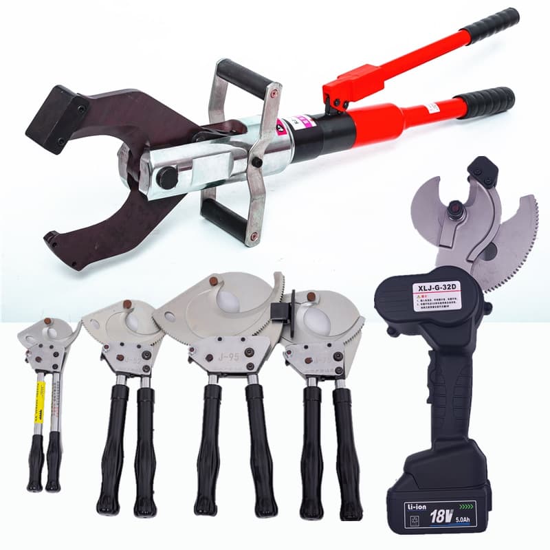 Yuhuan Zheniu Gear Electric Cable Scissors Hydraulic Cable Cutter Ratchet Type Cable Cutter J40 J52 J75 J95