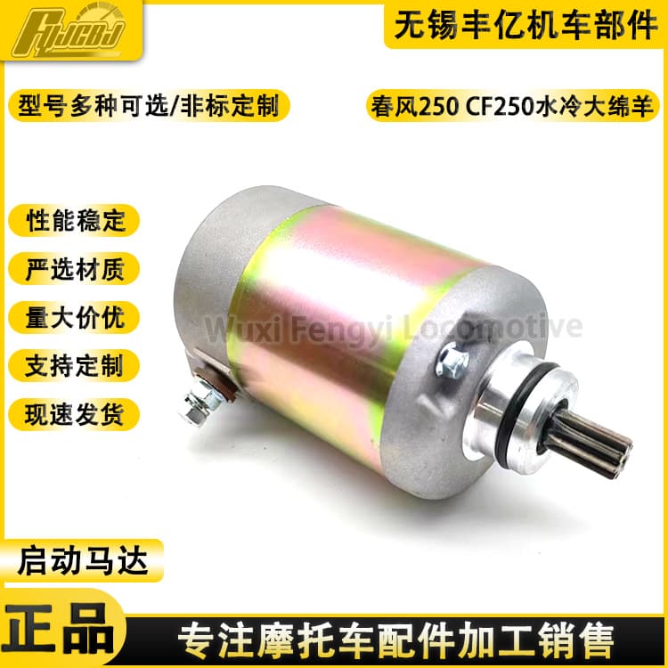 Chunfeng 250 Motor CF250 Water-Cooled Large Scooter CH250 CF250 V3 V5 Starter Motor