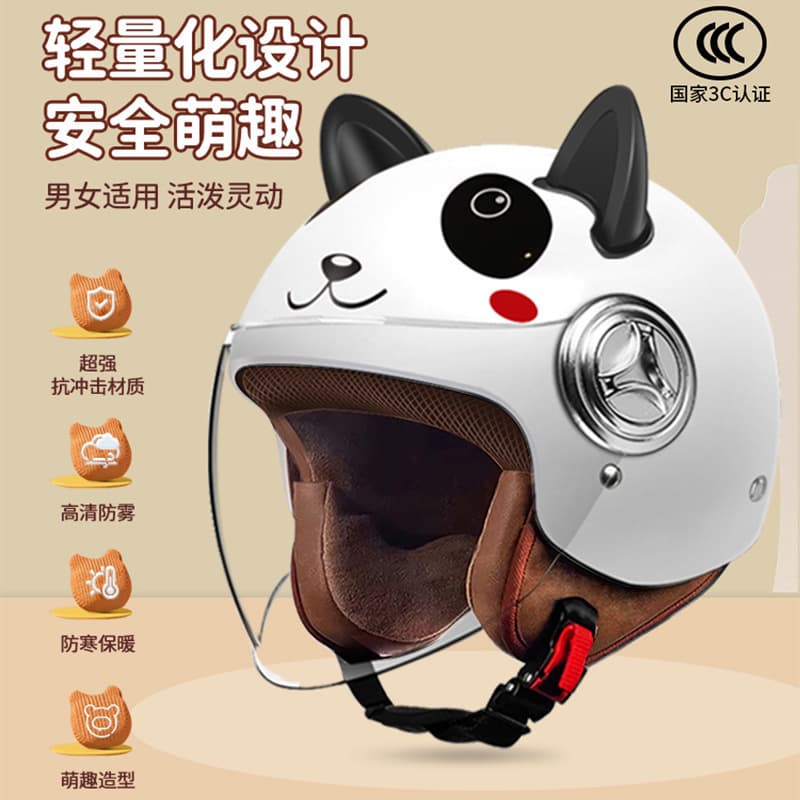 3C Certified Kids Electric Bike Helmet, Boys Winter Warm E-bike Helmet, Four-Season Universal Safety Motorcycle Helmet for Women