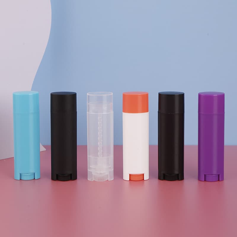 DIY flat lip balm tube 4.5g lipstick tube lip wax tube lip balm packaging material packaging tube empty tube multi-color