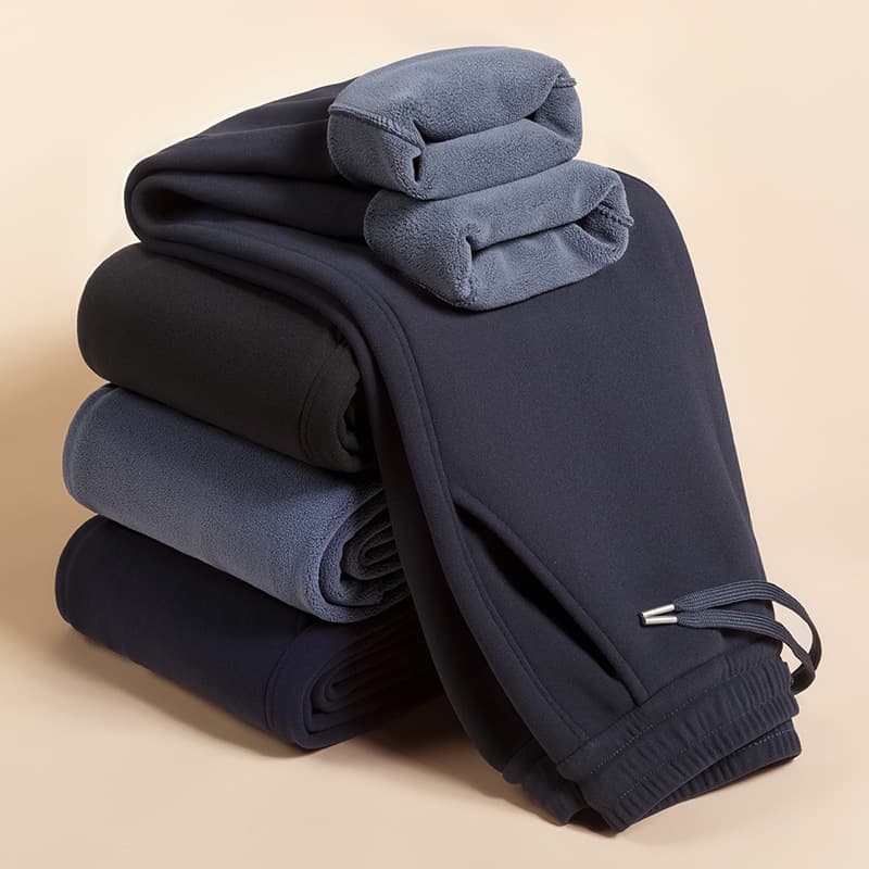 [Lamb's Fleece] Winter Warmth Lined Thick Men's Pants, Casual Sports Pants, Sweatpants