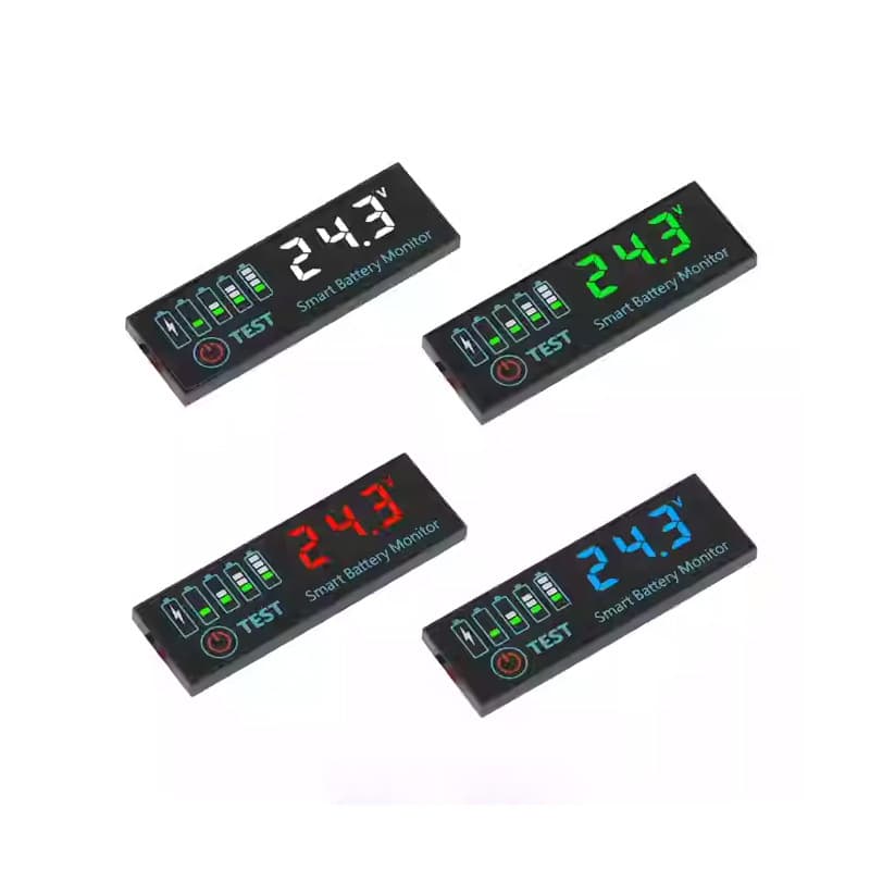 DC7-55V LED indicator voltage and power indicator acid battery/lithium battery power display board