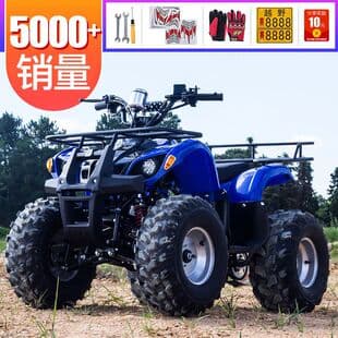 Small Sand Buggy Four-Wheel Off-Road Motorcycle Gasoline Adult 125cc Mountain Bike Differential Shaft Drive All-Terrain Factory