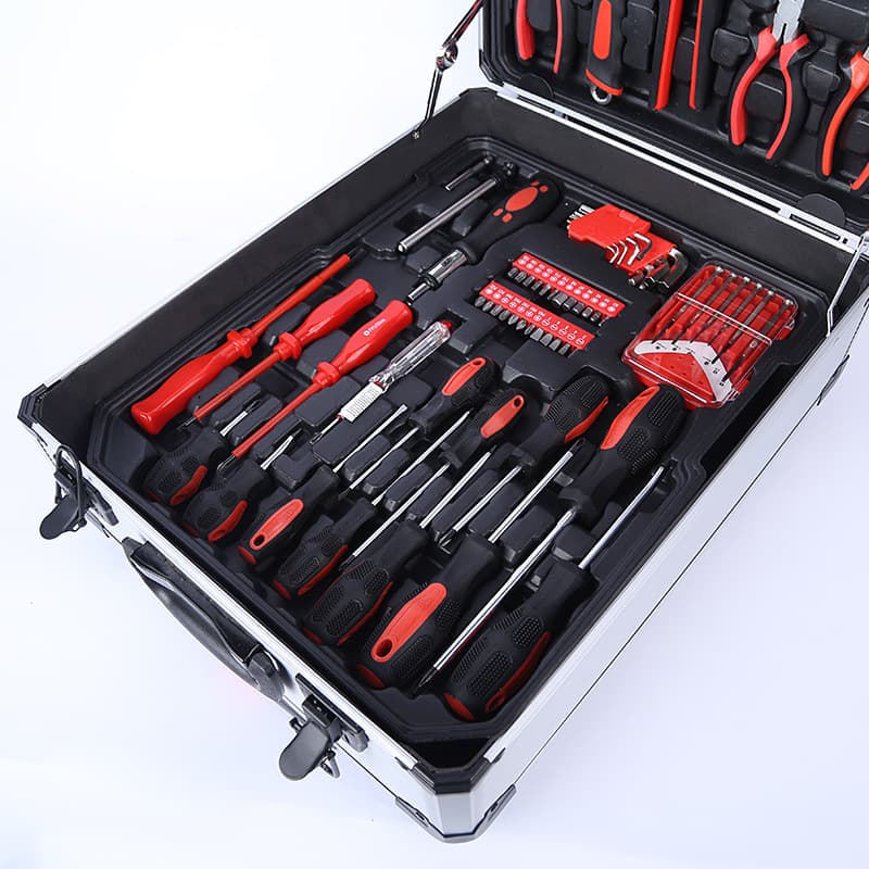 187PCS Auto Repair Tool Kit 4-9 and 599 Vehicle Maintenance Travel Case Wholesale Hardware Repair Tools
