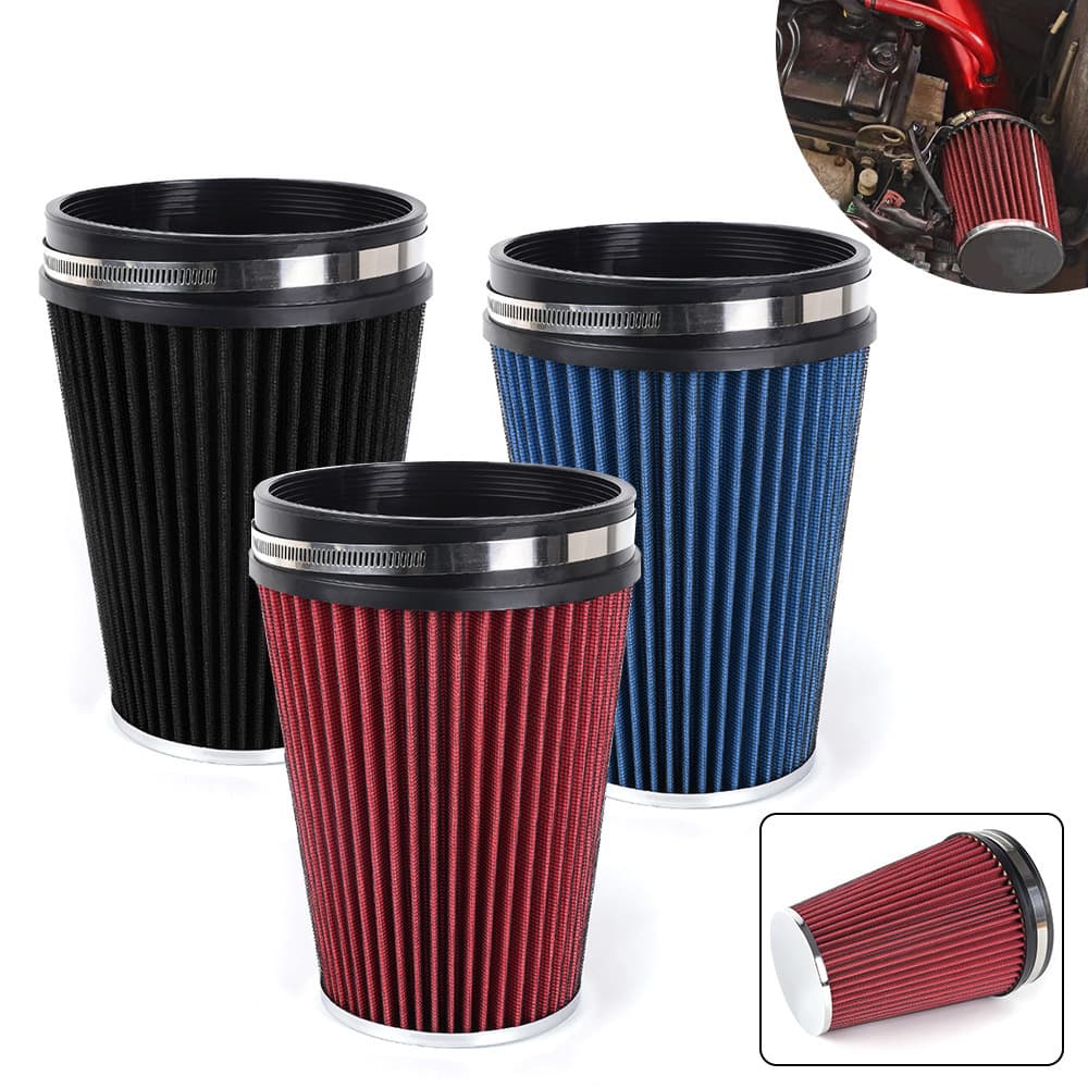 Car High Flow Intake Modification Mushroom Head 152MM Air Filter Mushroom Head Intake Air Filter 6in Cross-border