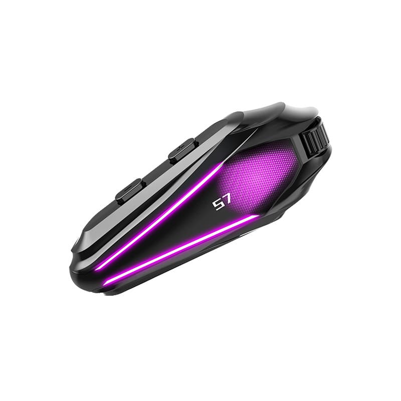 S7 External Motorcycle Helmet Bluetooth Headset Long Battery Life High Sound Quality Waterproof Freeze-proof Noise Reduction Riding Headphones Cross-border