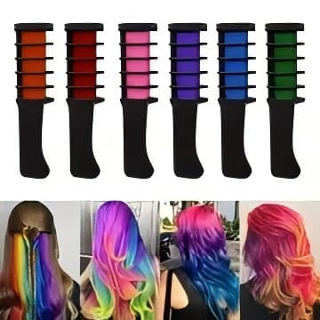 Colorful Hair Dyeing Tools Temporary Disposable Hair Coloring Brushes Fashionable Hairdressing Supplies Hair Dyeing Pencil
