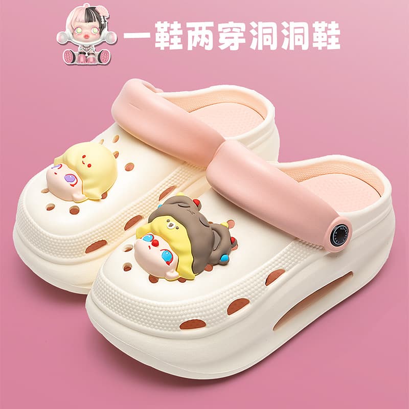 Women's Thick-Soled Clog Sandals, Anti-Slip, Height-Increasing, Breathable, New Style