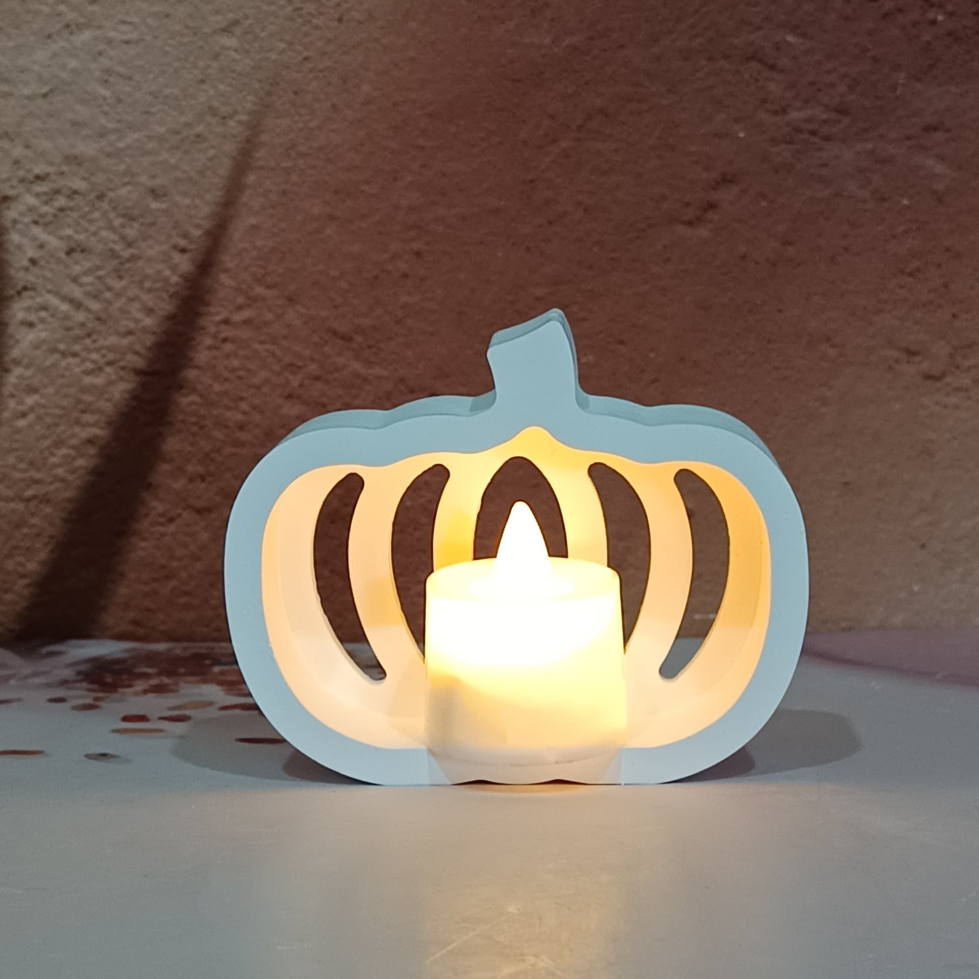 S1916 Halloween Pumpkin Decoration Cement Plaster Mold DIY Silicone Mold