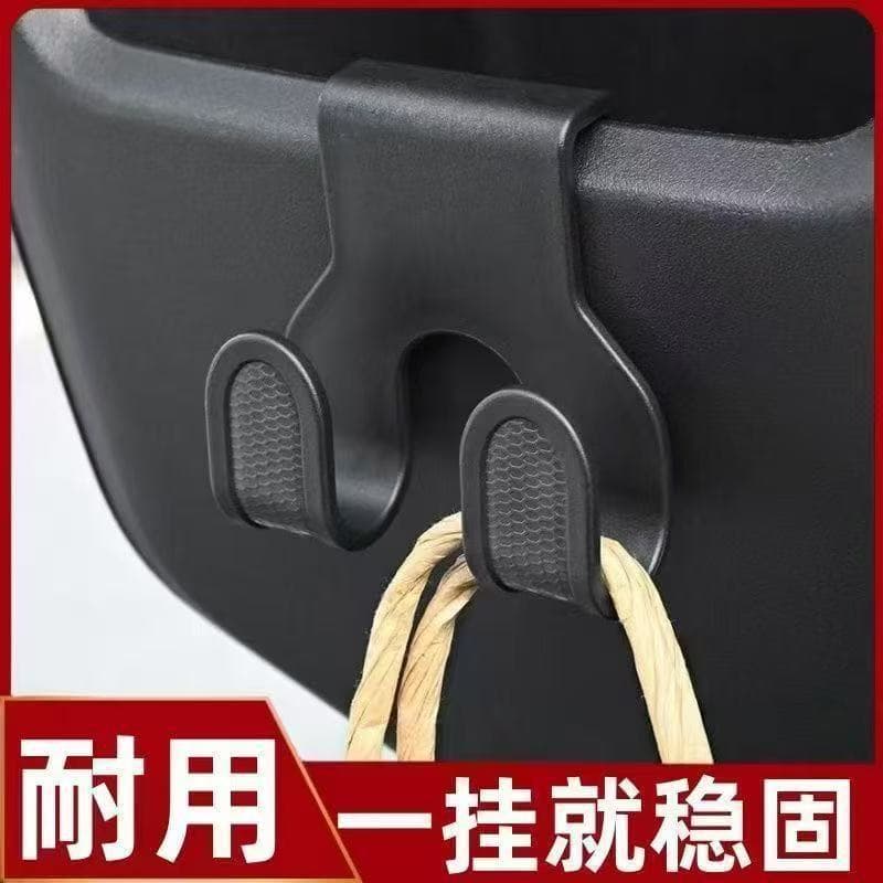 Electric Vehicle Hook Multifunctional Storage Box Car Grocery Hook Takeout Motorcycle Storage Organizer Box Hook