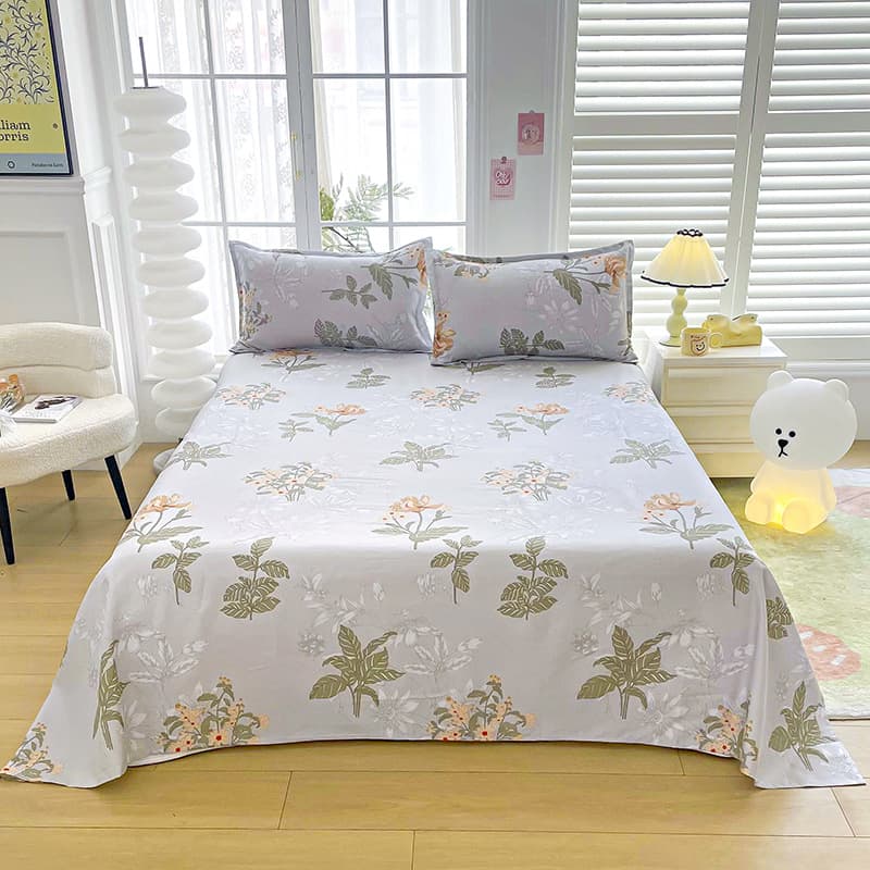 Skin-friendly Bed Sheet Single Piece Brushed Bed Cover for Student Bunk Beds, Family Use, Double Bed Sheet, Cross-Border Export, Student Dormitory