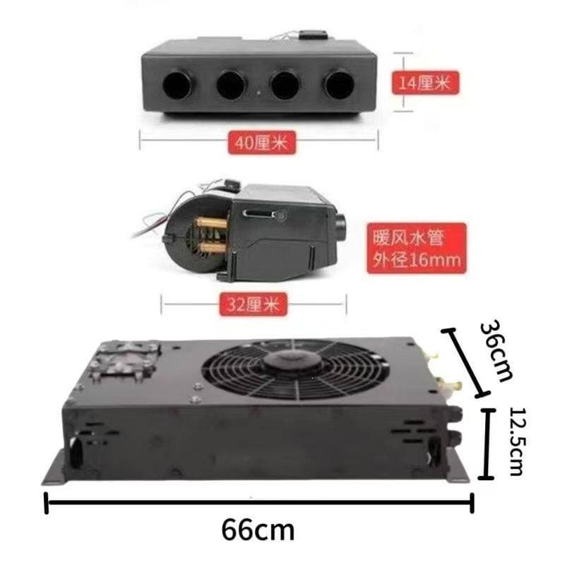 12V IVECO Maxus V80 Modified Under-Mount Parking Air Conditioner 24V Truck RV Electric AC