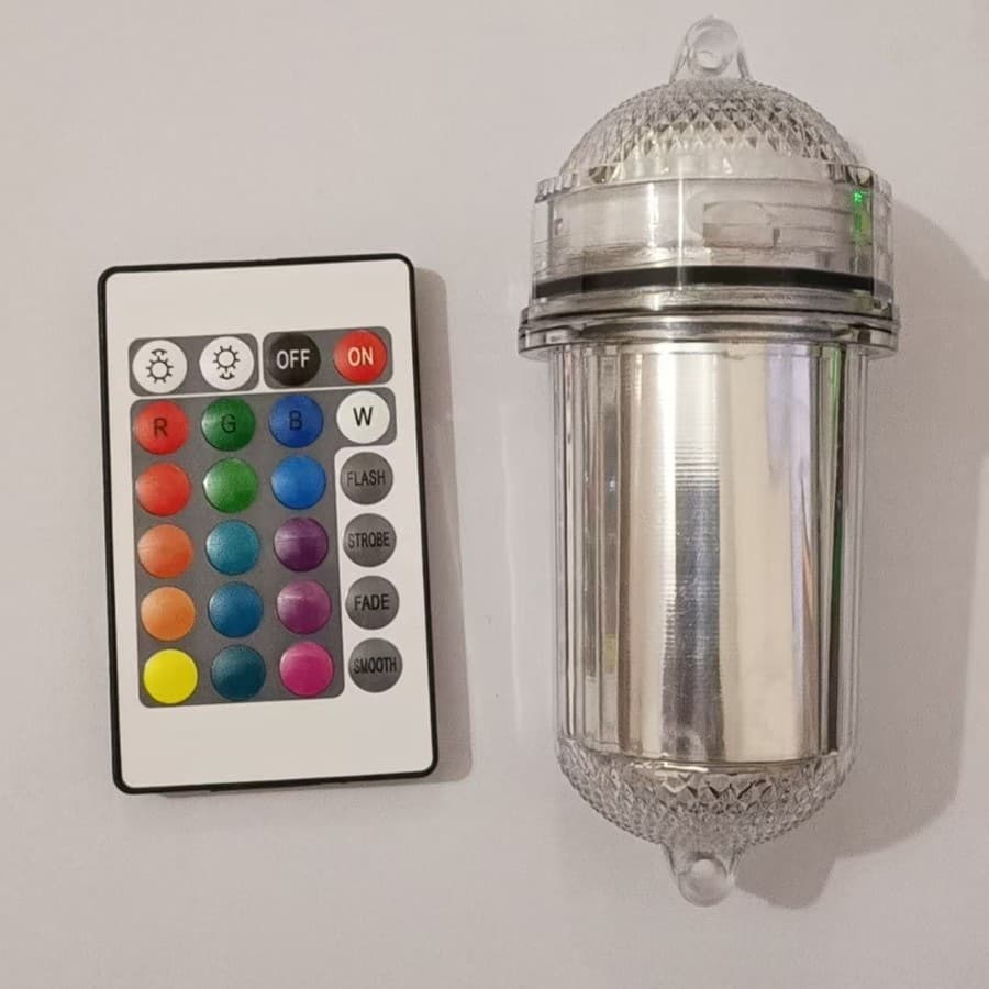 LED Remote Control Submersible Fishing Light, Adjustable Constant and Flashing Modes, Multi-Source Fish Attractor Light, Wholesale Bulk