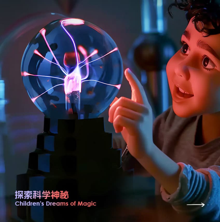 Amazon Best-Selling Touch-Sensitive USB Creative Lightning Ball Static Ball Ion Lamp Magic Ball Glow Ball Night Light