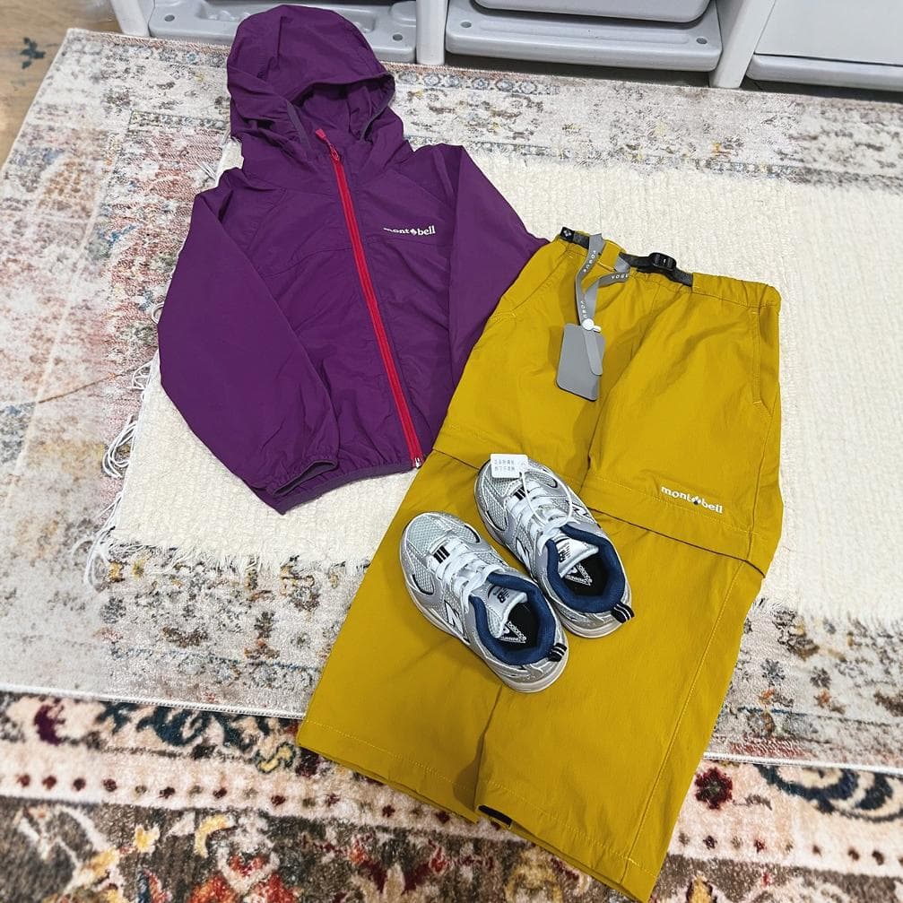 Beautiful mountain style outdoor boys/girls color-block zipper windbreaker 2025 autumn new style hooded trench coat
