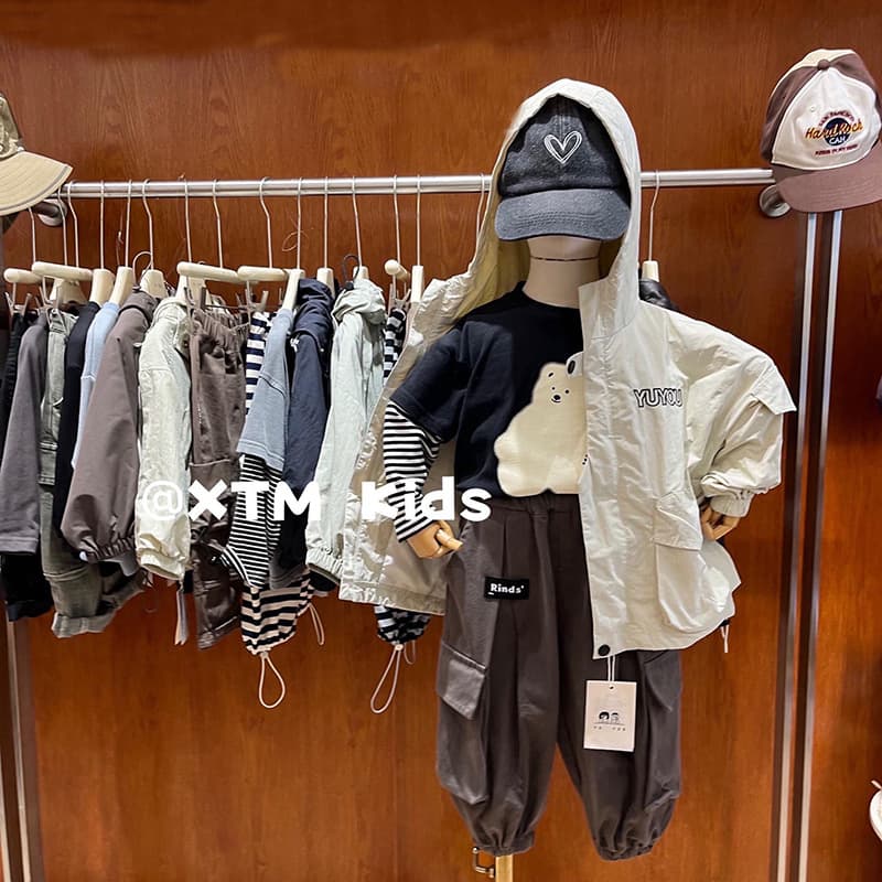 Brand children's clothing discount wholesale surplus stock cross-border trade children's clothing first-hand source factory direct children's clothing mixed lot bag