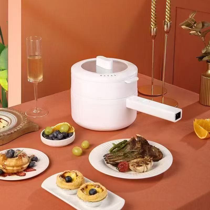 Electric Cooker Dormitory Small Pot, Cooking Electric Frying Pan, Home Electric Cooker Combo, Small Pot Multifunctional Electric Heating Pot, Electric Rice Cooker Mini