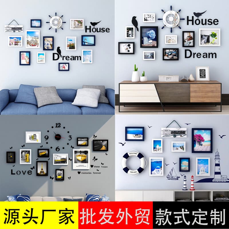 Photo Wall Wholesale Combination Wall Frame Hanging Wedding Photo Frame Creative DIY European Frame