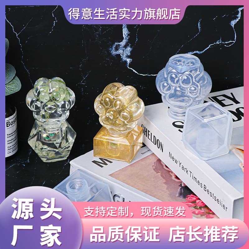 Deyi life diy glue mold cat claw light bulb silicone mold jewelry storage box base diy amazon