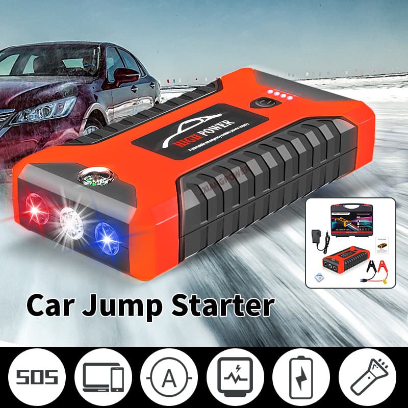 Car Emergency Power Jump Starter 12V Start Power Mobile Phone Car Universal Charging Bank