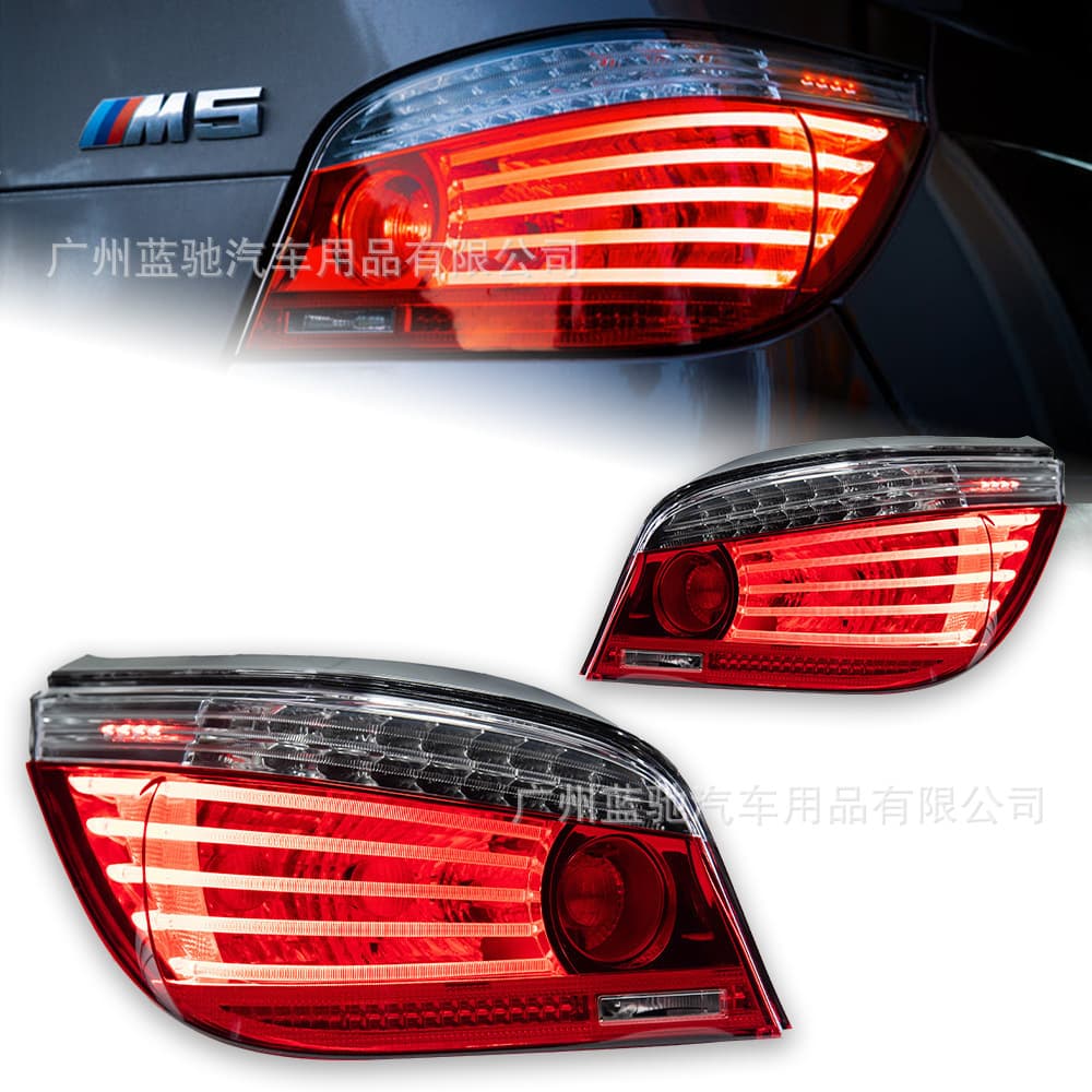 Tail Light Assembly for 03-07 BMW 5 Series E60 LCI Retrofit Late Model Running Light Old to New Tail Light