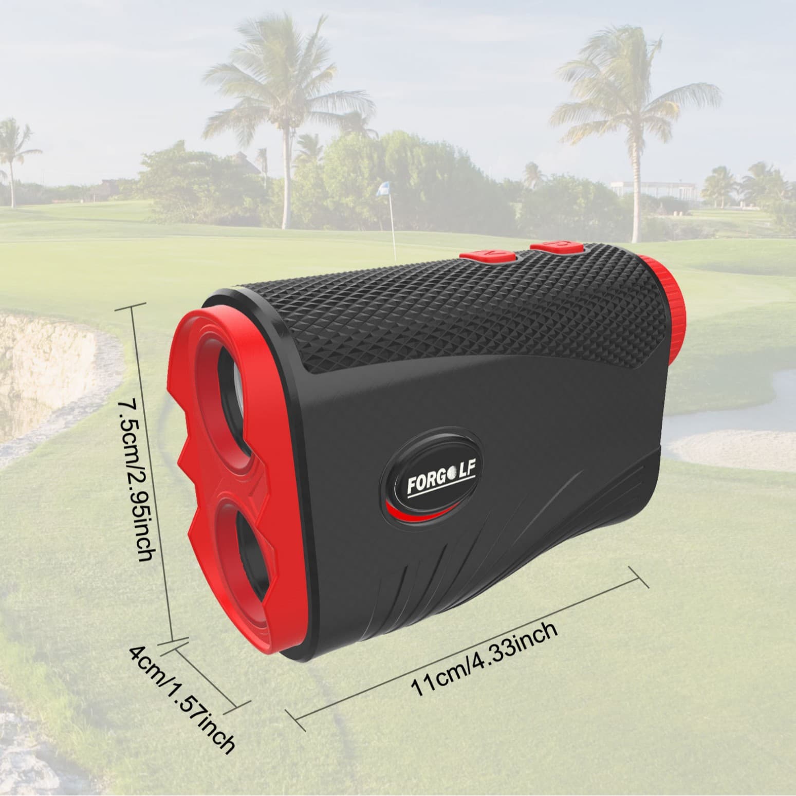 Golf Rangefinder Telescope 1000m Outdoor High-Precision Electronic Distance Meter Golf Rangefinder Measuring Device