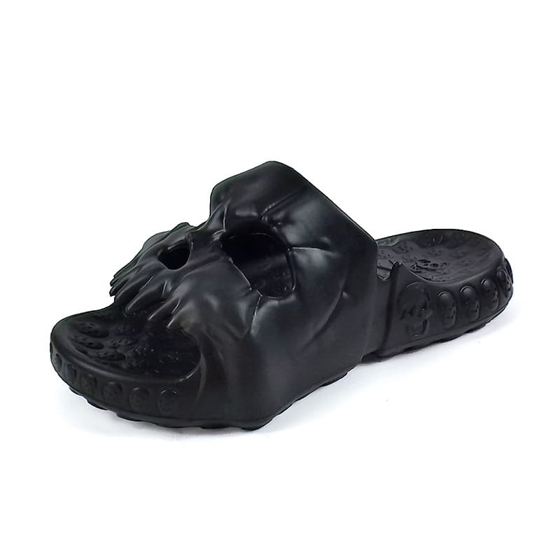 New Casual Skull Sandals Summer Indoor Thick Sole Anti-Slip EVA Couples Cloud-like Comfort