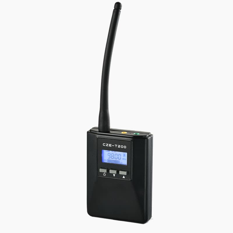 Manufacturer Direct Supply T200 0.2W Wireless FM Stereo Square Dance Wireless Teaching Machine FM Transmitter