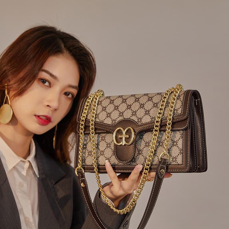 Hong Kong brand women's bag new fashion classic versatile shoulder crossbody bag chain bag Dionysian bag