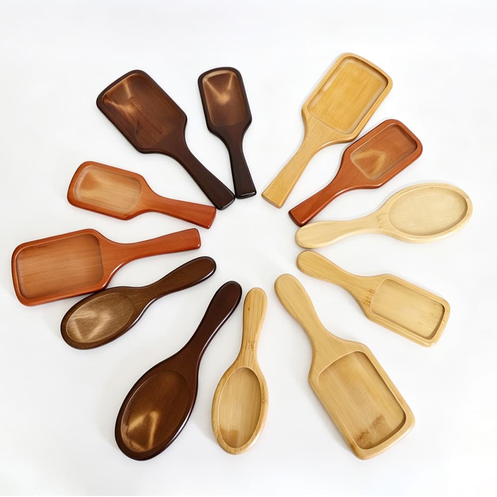 Cushion comb accessories, semi-finished comb, comb board, bamboo comb board, comb board, hemu comb board, beech wood comb board, large and small comb boards