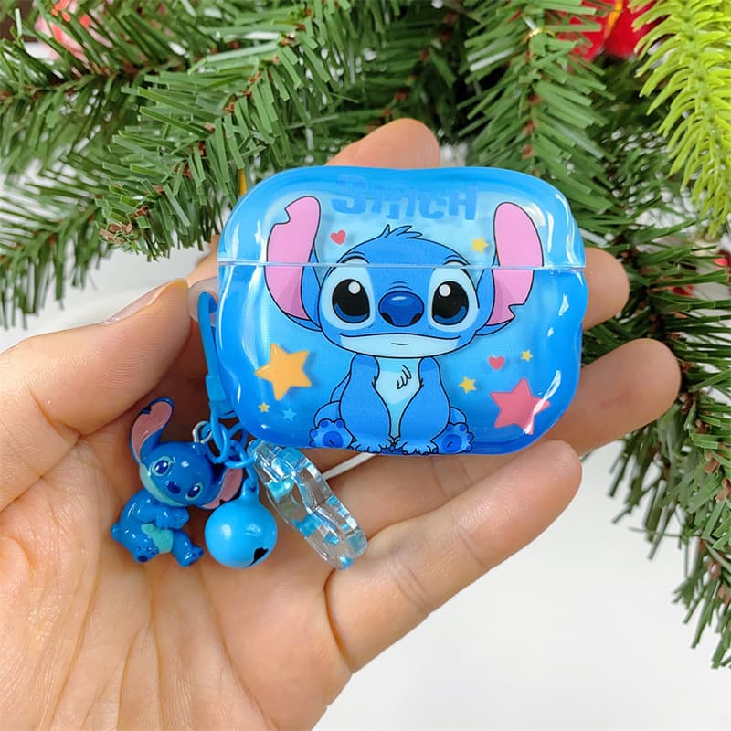 Compatible with Apple AirPods 4 Lilo & Stitch Cartoon Fashion Wireless Bluetooth Earphone Protective Case