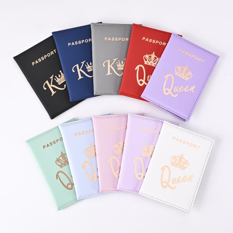Custom Personalized Cross-Border Hot-Selling Smooth Skin-Feel Color-Changing PU Passport Holder Passport Cover Boarding Pass Holder