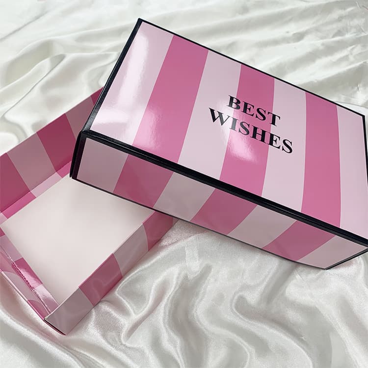 Pink Color Box High-end Underwear Bra Packaging Box Valentine's Day Gift Packaging Box Lingerie Gift Box