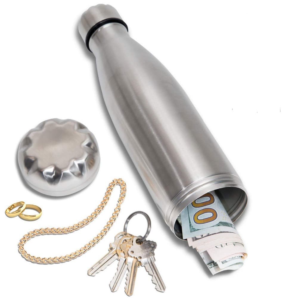 With patented bottom-hidden original stainless steel cola bottle, factory direct, private money storage, cross-border