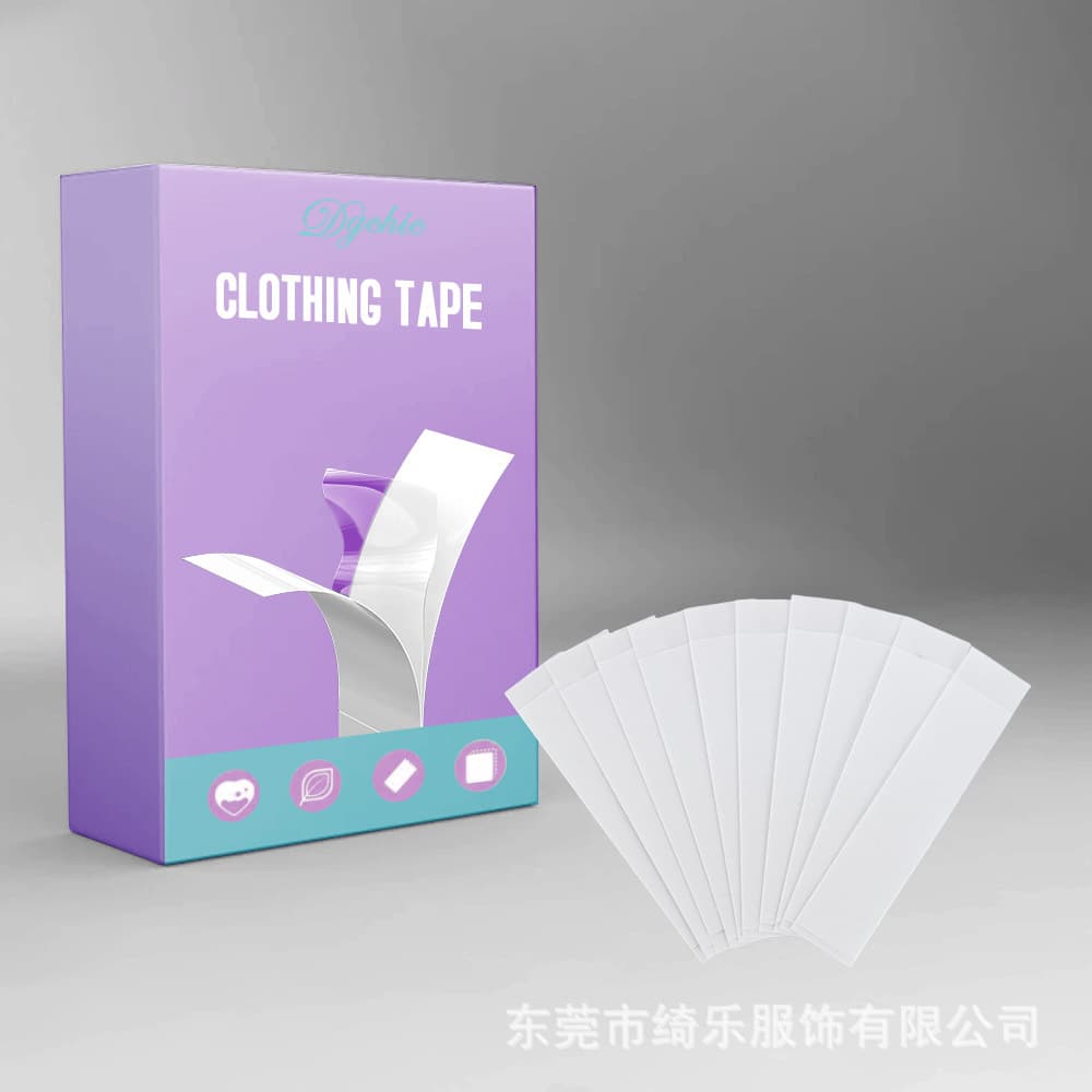 Double-Sided Transparent Tape Low Sensitivity Shirt Neckline Dress Invisible Anti-Wardrobe Malfunction Roll Anti-Slip Fixing Tape No Trace Tape