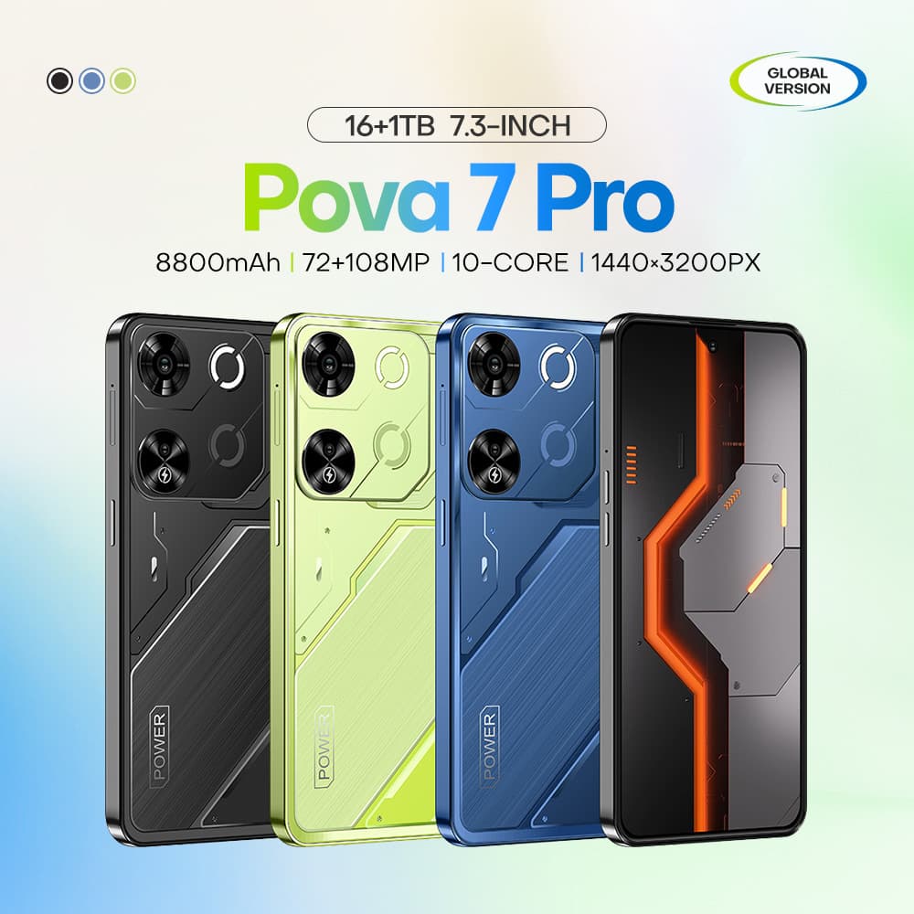 Pova7pro cross-border mobile phone popular 4G spot 6.6-inch HD 2+16 Android smartphone foreign trade mobile phone