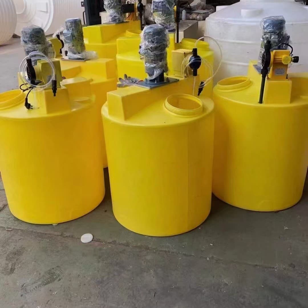 Shandong Weihai PE Dosing Tank Mixing Tank, PAC Water Treatment Dosing Device, Mixing Tank, Aesthetic and Stain-resistant