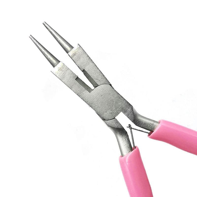 DIY round-nose pliers, diagonal scissors, 2-in-1 jewelry pliers, mini jewelry pliers, thread winding, beading, and needle curling tools.