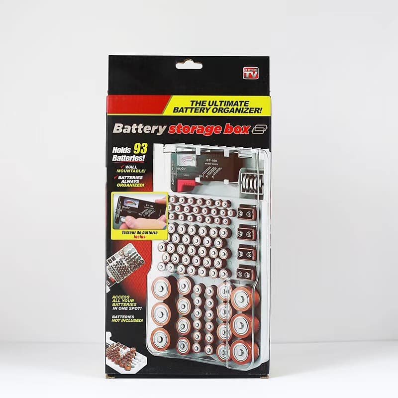New cross-border battery storage box for battery testers, suitable for storing various batteries and capacity testers, wholesale from manufacturers.