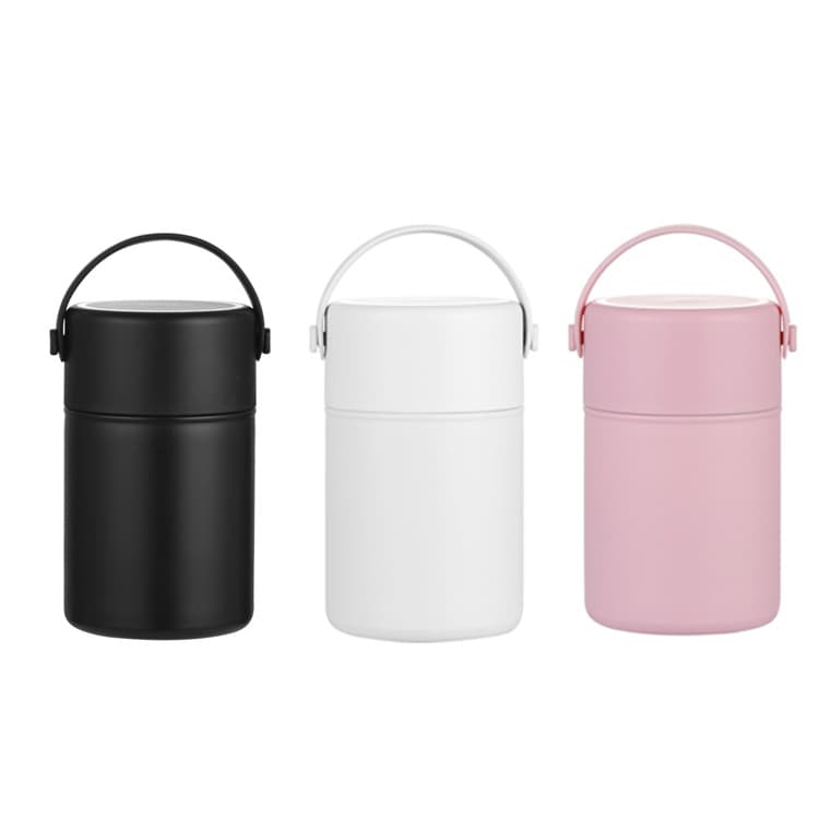 Household 304 Stainless Steel Vacuum Insulated Cooking Cup, Extra-long Heat Retention Food Jar for Meals