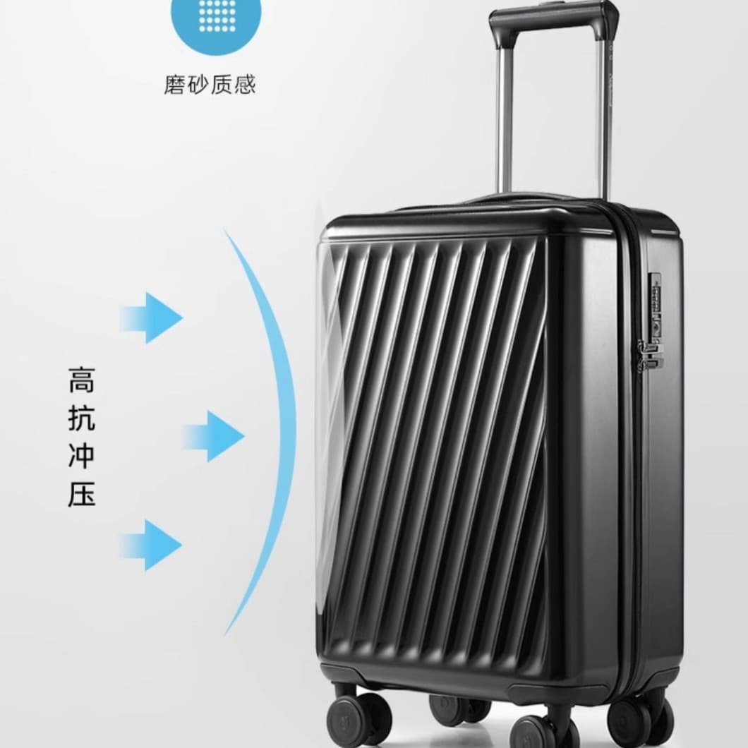 Diplomat Luggage Trolley Case Carry-on Travel Suitcase Password Lock Box Women HM-61082