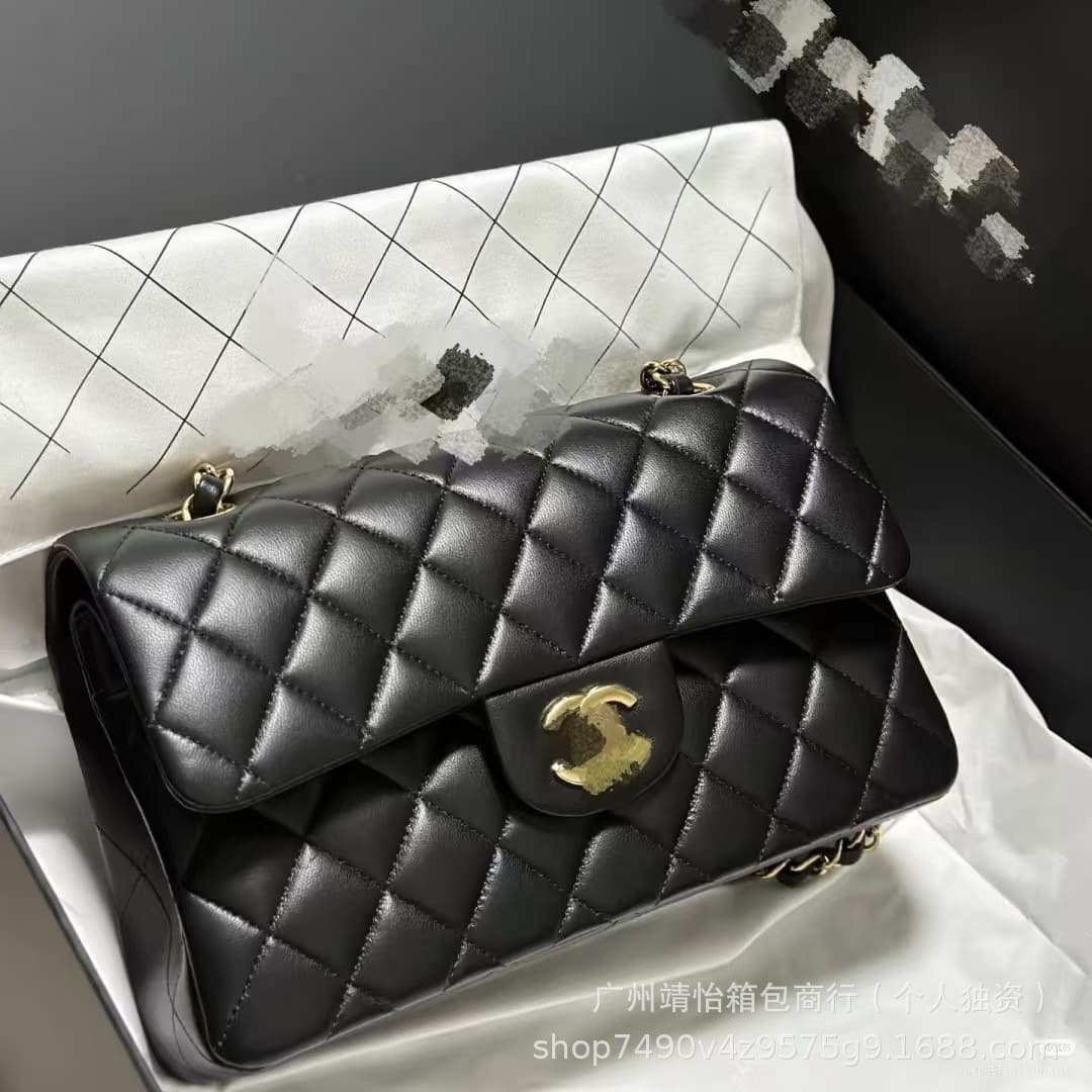 Wholesale Classic CF Caviar Shoulder Bag Versatile Fashion Crossbody Chain Bag Trendy Genuine Leather Hobo Underarm Bag