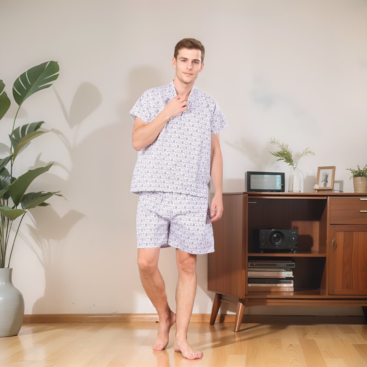 New Disposable Sauna Suit Men's Spa Massage Suit Sauna Room Clothing Antibacterial Set