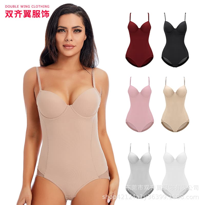 European and American cross-border bodysuit full-body enhanced shaping garment body shaping underwear shaping tight waist cincher crotch